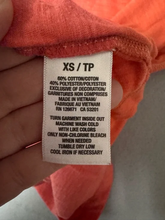 Aeropostale Coral Red Racerback Tank Top - Picture 4 of 6